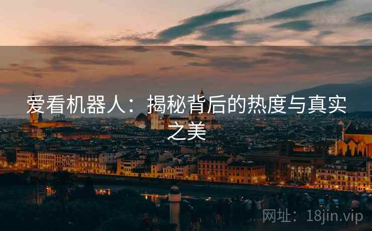 爱看机器人:揭秘背后的热度与真实之美 爱看机器人:揭秘背后的热度与真实之美